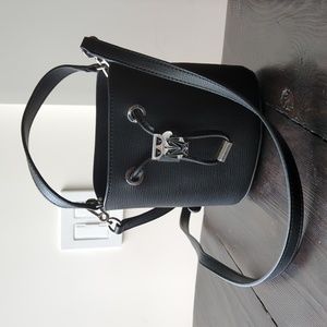 Karl Lagerfeld Paris Women's Maybelle Karl Mini Bucket Bag Black